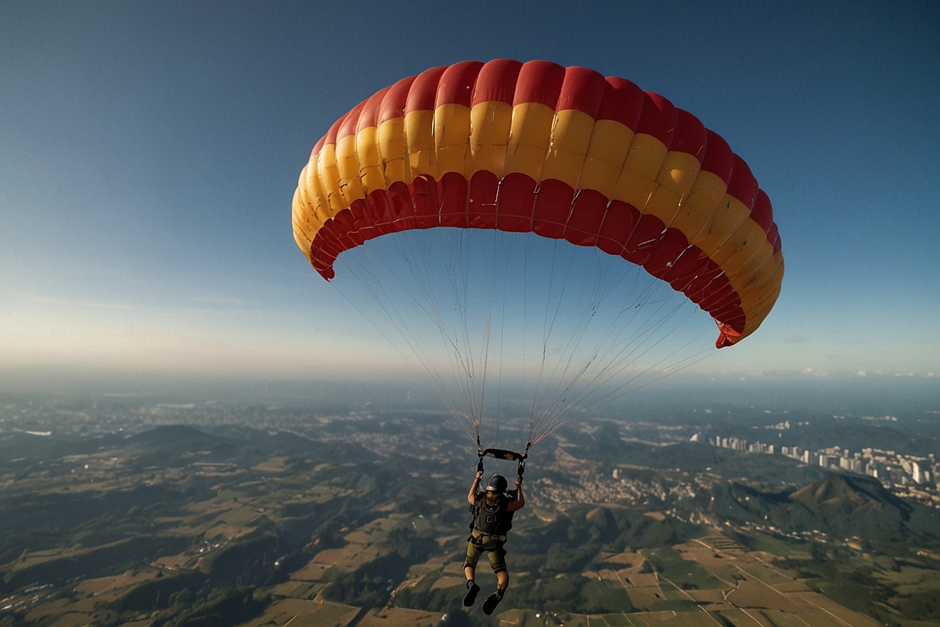 O Crescimento do Paraquedismo no Brasil: Um Esporte de Aventura que Ganha Espaço